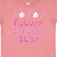 thumbnail image 4 of Inktastic Future Softball Star Girls Baby T-Shirt, 4 of 5
