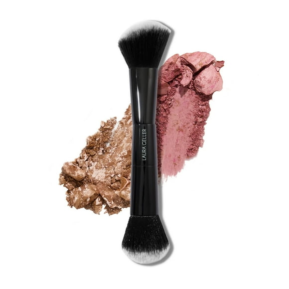 Brocha de maquillaje LAURA GELLER NEW YORK Blush + Bronzer de doble punta