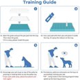 thumbnail image 6 of Dog Potty Tray Toilet 20"x14" - Indoor Pee Pad Holder with 8pcs Training Pads, Puppy Mesh Potty with Secure Latch for Small Medium Puppies - Blue, 6 of 7