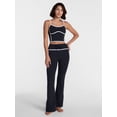thumbnail image 2 of Avia Women's and Women's Plus Rib SoftSculpt Flare Pant, Sizes XS-4X, 2 of 6