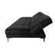 thumbnail image 4 of Sofa Cama Reclinable El Bazar Store Zeus Gris Oxford Terciopelo Futon 3 posiciones Abotonado Sala, 4 of 6