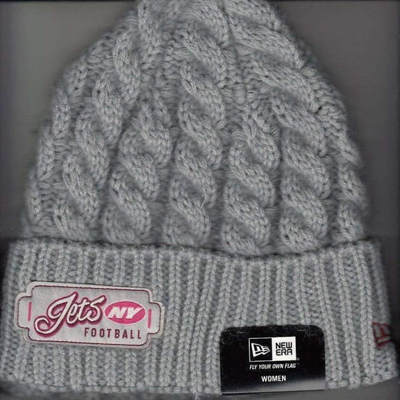 New York Jets New Era gray women’s knit cap or hat NEW