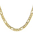 thumbnail image 2 of Primal Gold 10 Karat Yellow Gold 6mm Light Concave Figaro Chain, 2 of 4