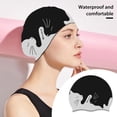 thumbnail image 1 of LJNYFDC Printed Swim Caps Cartoon Pattern Dry Hair Swim Caps Ears Protection Diving Hat Unisex Swimming Accessories Kids Silicone Waterproof Swimming Hat, 1 of 5