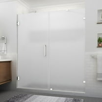 Aston Sdr985fruw-743880 Nautis Xl 80" High X 74" Wide Hinged Frameless Shower Door -