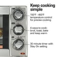 thumbnail image 6 of Hamilton Beach 4 Slice Countertop Toaster Oven, with Toast, Bake, and Broil Modes, Stainless Steel, 6 of 9