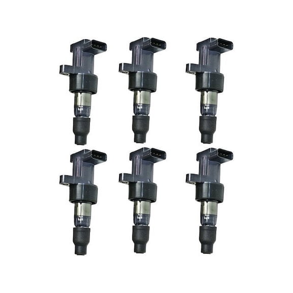 Ignition Coil Kit - 6-Piece - Compatible with 2002 - 2008 Jaguar X-Type 2003 2004 2005 2006 2007