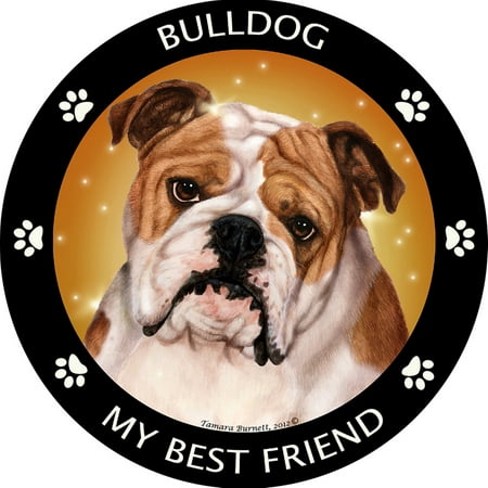 Bulldog My Best Friend Magnet