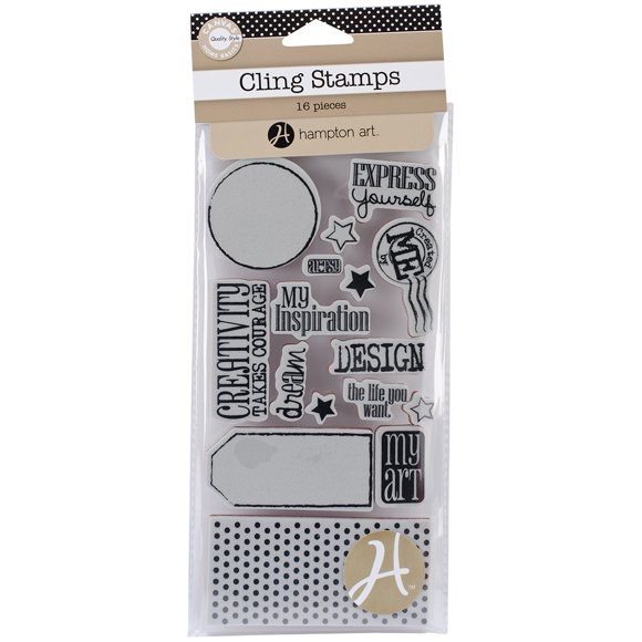 Canvas Corp Cling Stamps, 4 by 8-Inch Sheet, My Art