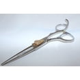 thumbnail image 2 of DreamCut 6" Stainless Steel Professional Barber Shears 440C with Gold Screw and gems, 2 of 5
