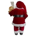 thumbnail image 4 of Northlight Standing Santa with Teddy Bear and List Christmas Figure - 24", 4 of 5