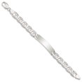 thumbnail image 2 of Sterling Silver Bracelet ID Anchor 10 mm 8.5 in 8.5inch Polished Engraveable Link, 2 of 5
