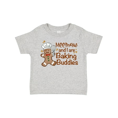 

Inktastic Meemaw and I Are Baking Buddies Gift Toddler Boy or Toddler Girl T-Shirt