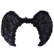 thumbnail image 1 of Decoración de alas de plumas Ticfox para fotografía color negro, 1 of 14