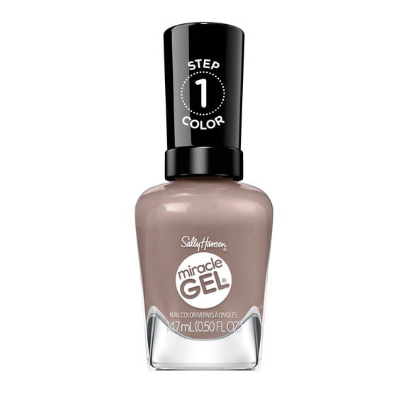 Sally Hansen Miracle Gel Nail Polish Supercharged Glam Steel the Scene .5oz