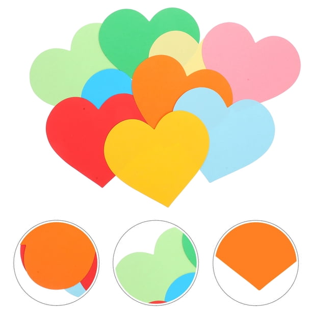 WEUVEB 90Ud Decoraciones De Papel En Formato Corazón Para Carteles Y Ambientes Creativos