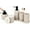 Beige, variant on Black Bathroom Accessories Set 6 Pcs - Toothbrush Holder,Lotion Soap Dispenser,Foaming Soap Dispenser,Qtip Holder Dispensers,Vanity Tray,Bathroom Tumbler - Countertop Organizer-Bathroom Accessory Set