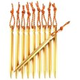 thumbnail image 1 of 6 Pcs Ultra-Light Tent Nails, Aluminum Alloy Tent Stakes with Wind Ropes for Outdoor Camping, 1 of 8