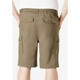 thumbnail image 2 of Boulder Creek By Kingsize Men's Big & Tall  Renegade 9" Full Elastic Waist Cargo Shorts, 2 of 5