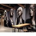 thumbnail image 4 of Papier Peint 3D Salon de Coiffure Mural Imperméable WAL0175, 4 of 8