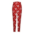 thumbnail image 3 of Xihbxyly Fuzzy Leggings for Women Women's Autumn And Winter Fashion Christmas Print Slim Boots Trousers Women's Leggings Fleece Lined Leggings Soft Clouds Fleece Leggings, 3 of 4