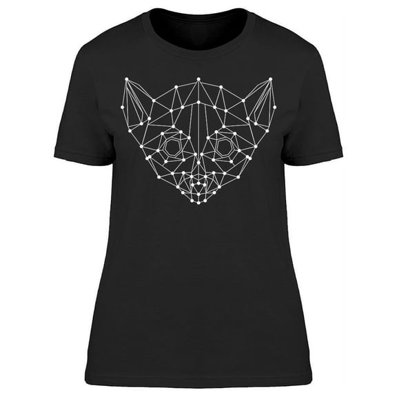 Abstract Polygonal Tirangle Art T-Shirt Women -Image by Shutterstock, Female XX-Large