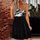 thumbnail image 2 of Sin tirantes de elasticidad para las mujeres verano estampado tubo Tops Casual Sexy fuera del hombro vestido de vacaciones Pompotops ghjkhdj18012, 2 of 5