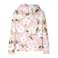 thumbnail image 6 of Mercatoo Trendy Hoodies for Teen Girls Flowers Graphic 𝐇ooded Sweatshirts Gradient Long Sleeve Fall Winter Oversized Hoodie, 6 of 7