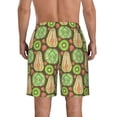 thumbnail image 3 of KLL Fruits 1 Men's Casual Summer Beach Shorts Hawaiian Shorts with Pockets-X-Large, 3 of 5