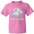 thumbnail image 3 of Inktastic My Nonni Loves Me Cute Elephants Clouds Moon and Stars Youth T-Shirt, 3 of 5