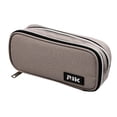 thumbnail image 1 of Estuche duradero para lápices, bolsa de cosméticos con cremallera, portátil, para llevar un diario. Un gris, 1 of 2