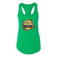 thumbnail image 3 of Softball Mom Animal Print Girl Sports Ladies Racerback Tank Top, Kelly, Large, 3 of 5
