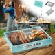 thumbnail image 1 of Fiudx Parrilla Portátil para Exteriores, Mal Tiempo Por Acero Inoxidable, Carbohidratos Saludables para Larga Duración, Fácil Instalación Por 4 Pasos, Ideal para Picnics, Campamentos y Actividades En, 1 of 6