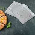 thumbnail image 4 of Travelwant Pizza Baking Pan, Pizza Pan Crisper with Holes, Perforated Heavy Duty Aluminum Alloy Vented Pizza Pans Pizza Crisper Pan Pizza Baking Tray Bakeware for Home Restaurant Kitchen, 4 of 7