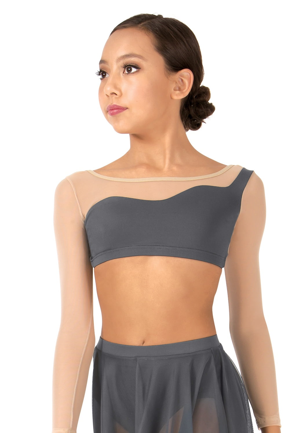 long sleeve dance top