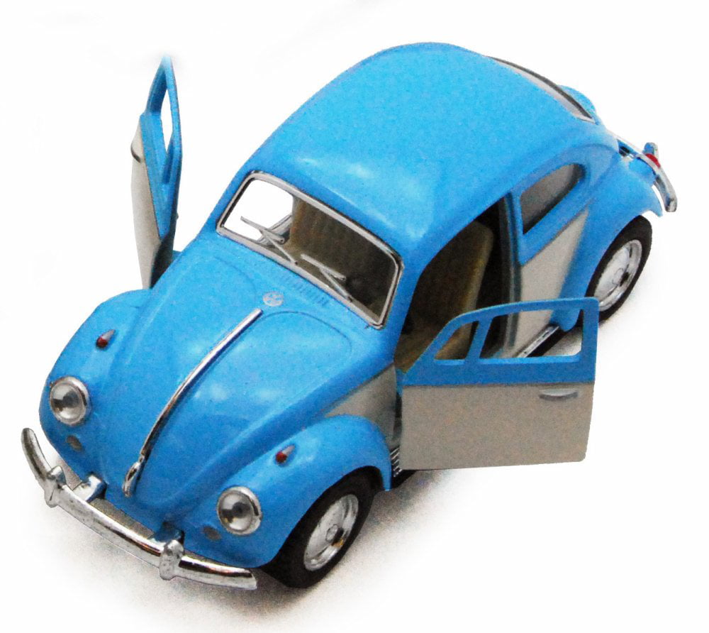 1967 Volkswagen Classical Beetle, Blue - Kinsmart 5375DY - 1/32 scale
