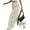 Beige, variant on Women's Loose Casual Leopard Print Drawstring Wide Leg Pants for Fashionable and Comfortable Daily Wear and Outings,Beige,M