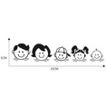thumbnail image 4 of 5x25 cm Happy Family Pattern Art Design Vinyl Sticker Car Style Decal Car Accessories, 4 of 8