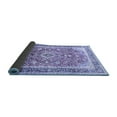 thumbnail image 2 of Ahgly Company Indoor Round Medallion Blue Traditional Area Rugs, 8' Round, 2 of 4