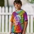 thumbnail image 2 of MV Sport B16452106 Youth Crazy T-Shirt, Rainbow Tie Dye - Extra Large, 2 of 2