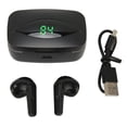 thumbnail image 2 of Auriculares Inalámbricos, Negros 5.3 Auriculares Con Cancelación De Ruido Transmisión Estable Estéreo IPX7 Impermeable Con Estuche De Carga Para Fitness Para Computadora, 2 of 8