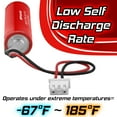 thumbnail image 5 of Banshee 3.6V 2400mAh ER6C / F2-40BL Lithium Thionyl Chloride PLC Battery, 5 of 6