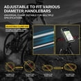 thumbnail image 3 of Bike Handlebar Bag, EVA Hard Shell Bicycle Front Bag with Phone Holder, Waterproof Cycling Bag for Road & Mountain Bikes, 3 of 12