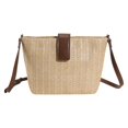 thumbnail image 1 of Bolso bandolera tejido de paja de un solo hombro para mujer para vacaciones en la playa Wdftyju Para Estrenar, 1 of 2