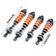 thumbnail image 4 of Vogacara Kit de amortiguadores delanteros y traseros para coche de control remoto, amortiguadores de aleación de aluminio de juguete para vehículo, Kits de construcción modelo Naranja Negro Vogacara FN009868-01, 4 of 6