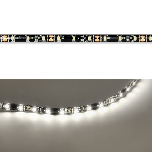 Dream Lighting 59inch LED Flexible Strip Lights, For 12V DC Powered Vehicles, Waterproof, 4000K