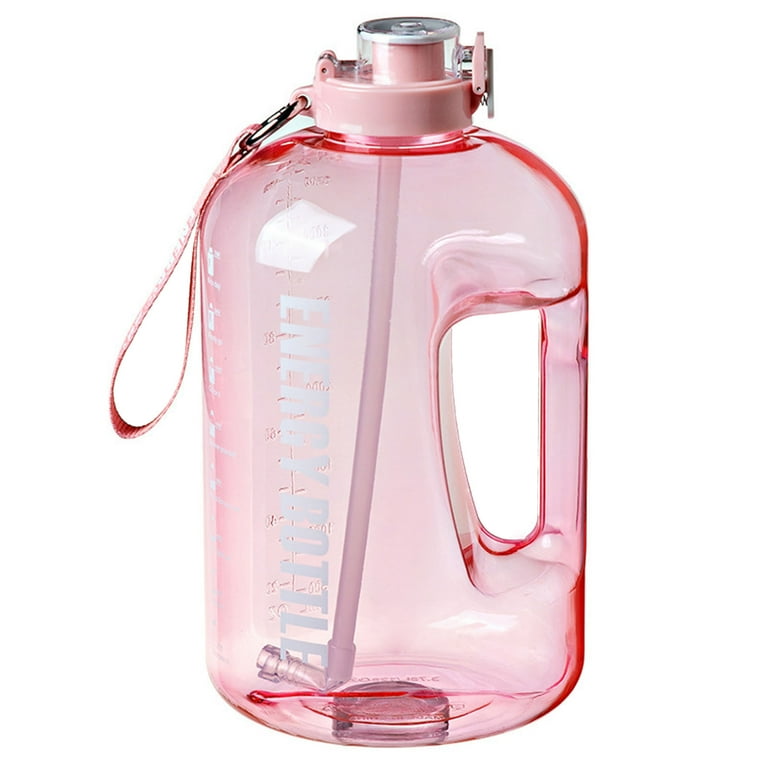 Portable 2.5L Water Bottle with Straw & Handle Leakproof BPA Free Big Water  Jug for