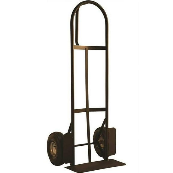 Milwaukee Hand Truck DC30029 800 lbs D-Handle Truck with 10 in. & 18 in. TP Wheel Guards, Black