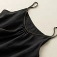 thumbnail image 6 of Linen Shirts for Women, Yigetop Women's Summer Pure Cotton Suspender Vest Women's Retro Thin Loose Top Vest Suspender Strap Linen Camisole Tops for Women Black 3XL, 6 of 6