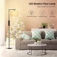 thumbnail image 5 of Pazzo Rotatable Arc Floor Lamp with Remote Control, for Living Room, Bedroom,Brown, 5 of 12
